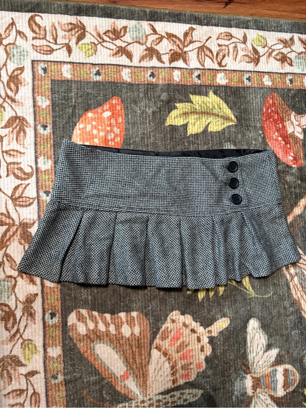 Y2K Vintage Charlotte Russe Black & White Micro Mini Skirt